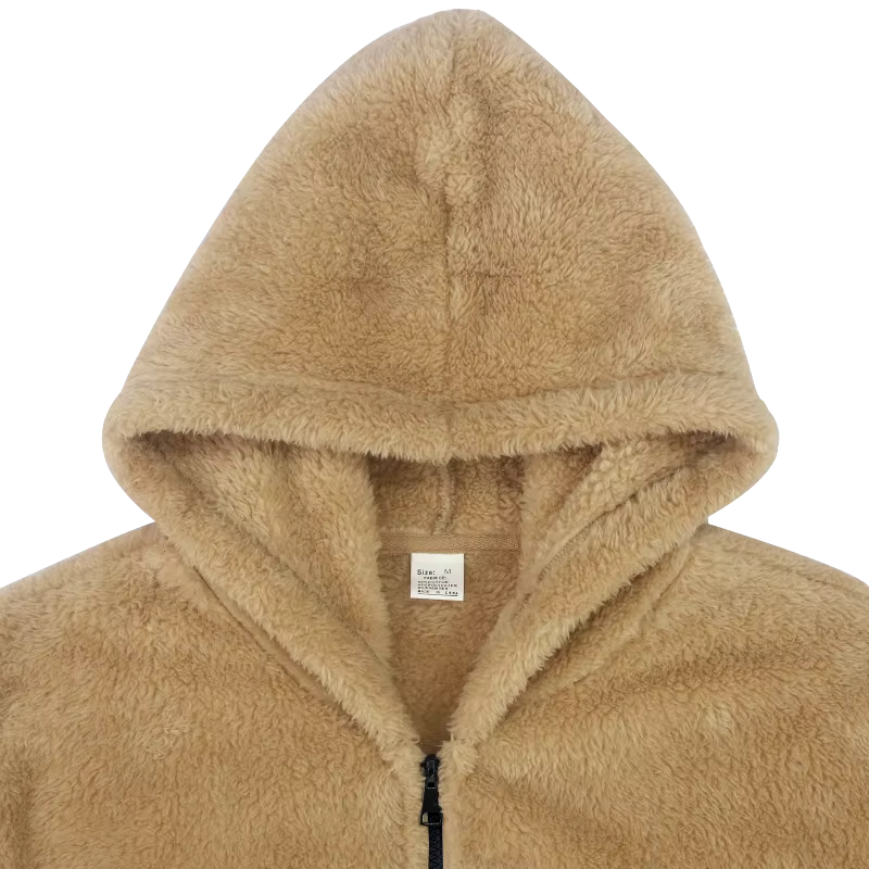 Paul Double Fleece Hooded Jacket | ZENDA