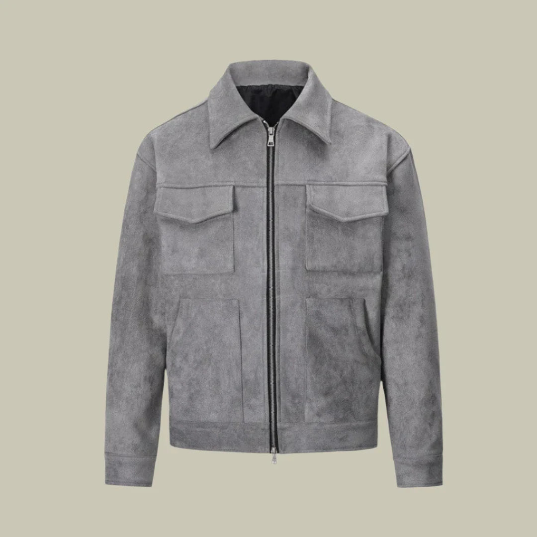 Men's Oversized Suede Jacket | ZENDA