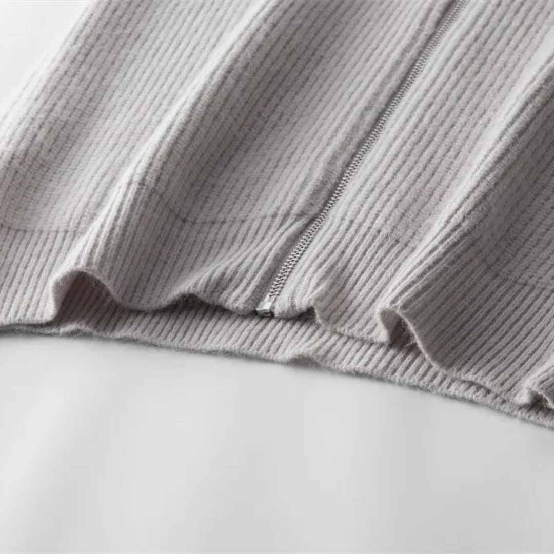 Colton Cashmere Zip Sweater | ZENDA