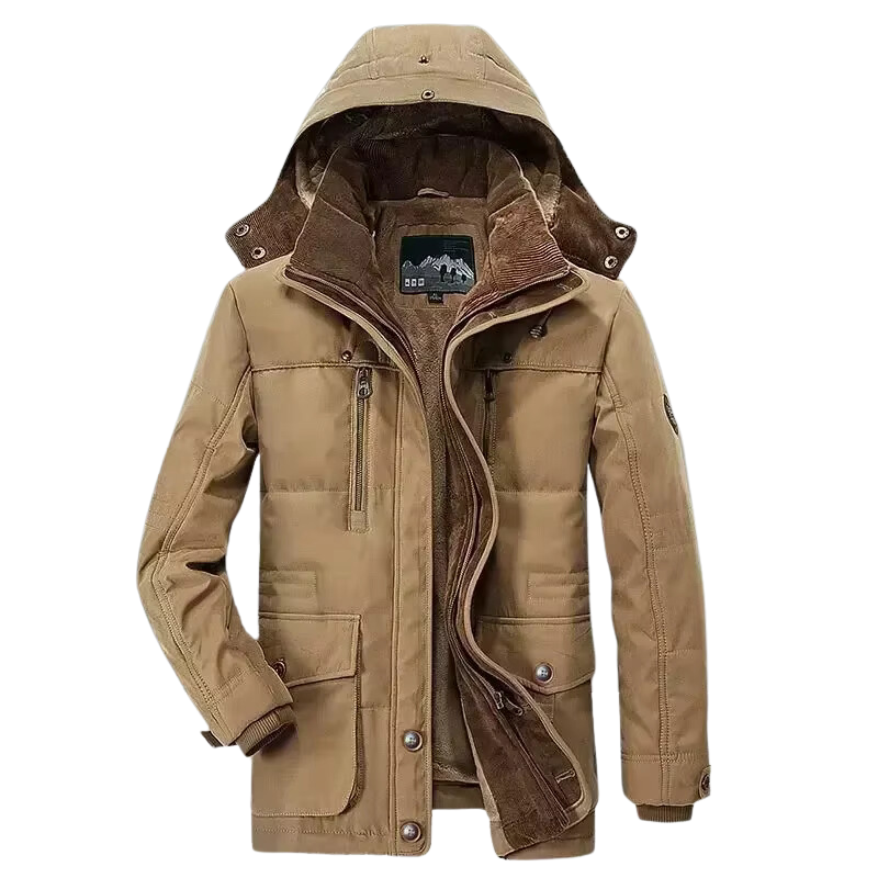 James Premium Long Winter Coat for Men | ZENDA