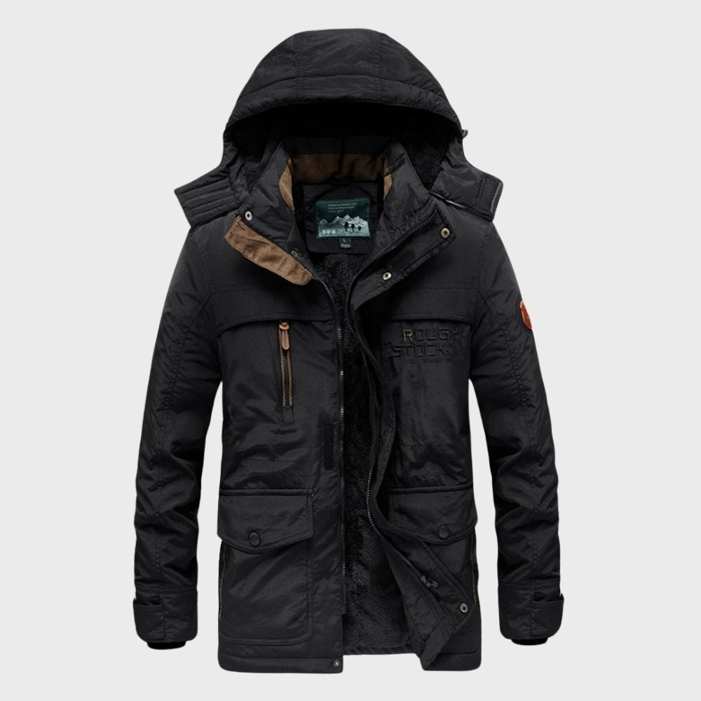 Adrian Men's Hooded Waterproof Winter Jacket | ZENDA