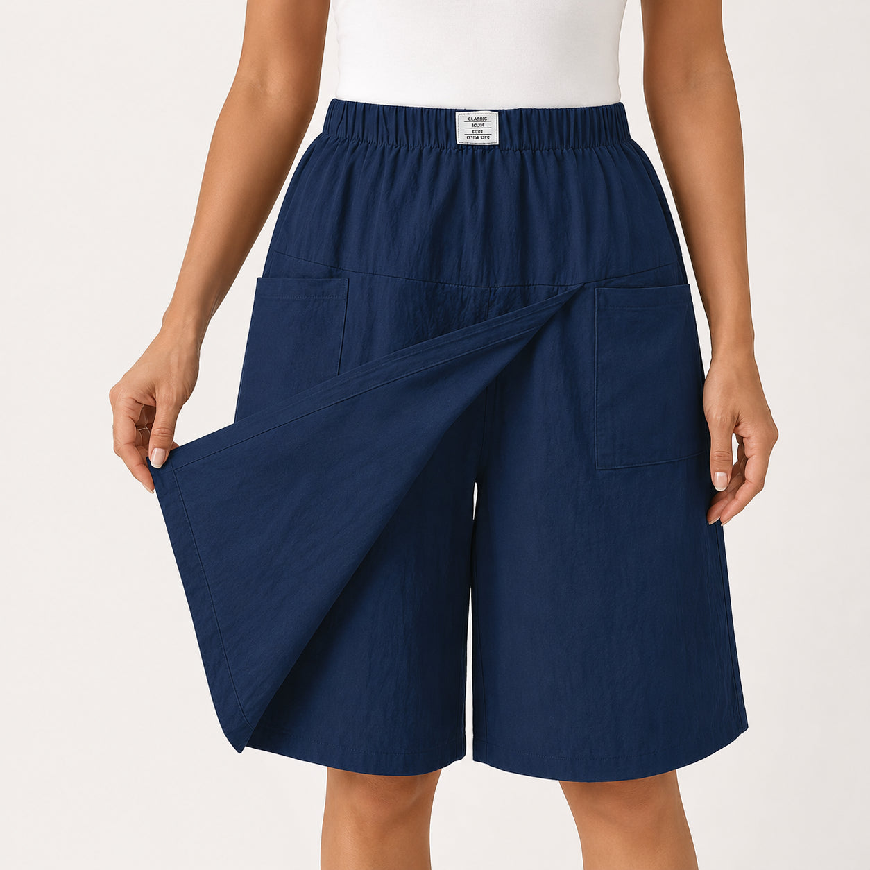 Veliora™ - Elegante Dames Shortrok met Overslag