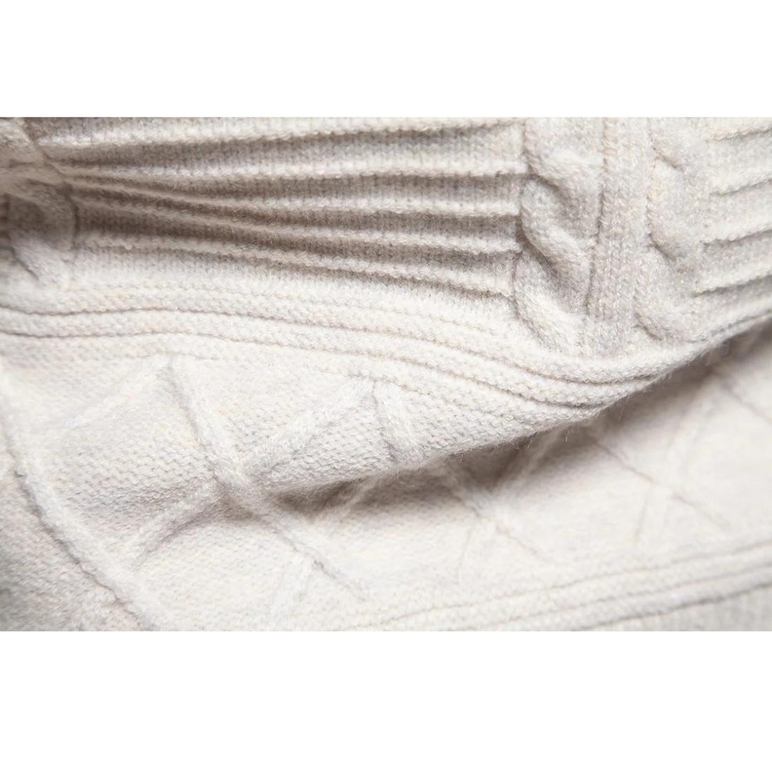 Warren Cable Crewneck Sweater | Zenda