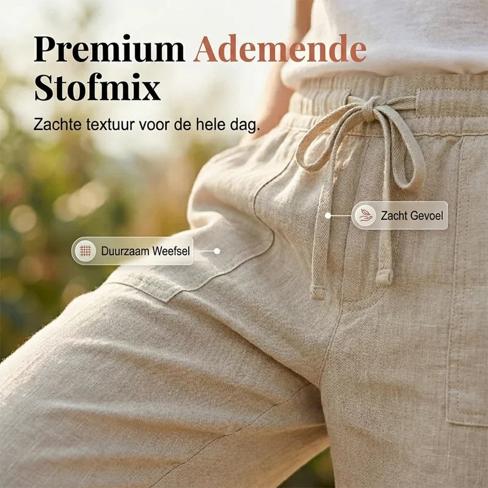 Zenda™ | Katoen linnen Dames Shorts