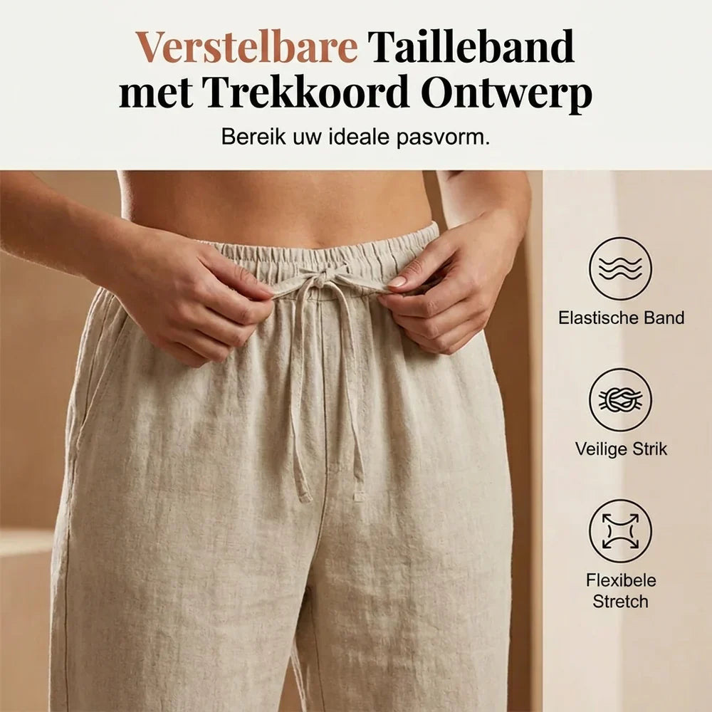 Zenda™ - Katoen linnen Dames Shorts