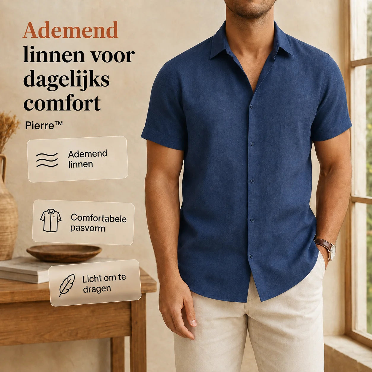 2. Ademende stof – blijf de hele dag fris en comfortabel