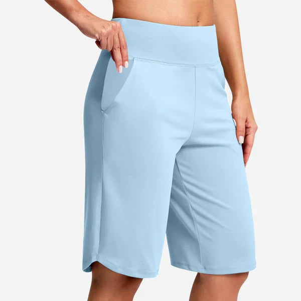 Zeniva™ - Elastische Yoga Bermudashorts voor Dames