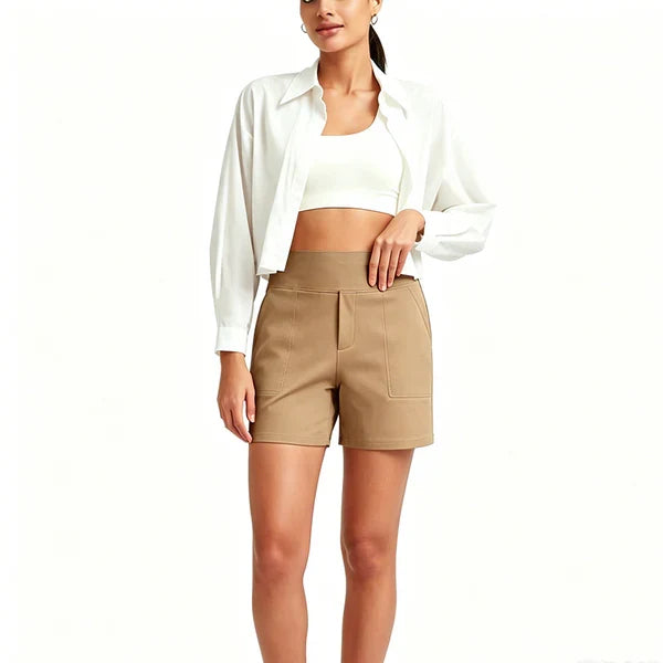 Norelia™ – Elegante High-Waist Dames Shorts