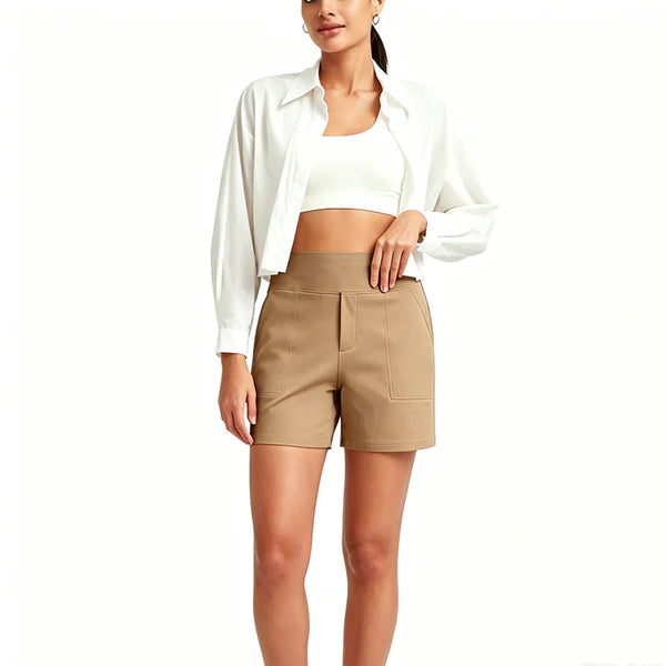 Norelia™ – Elegante High-Waist Dames Shorts