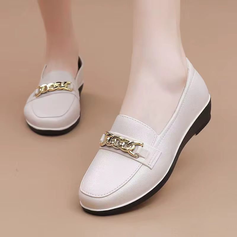 Dames Mocassin Orthopedisch Leer • CareMoc™